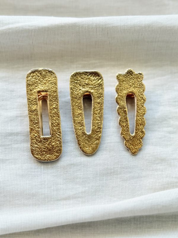 Barrettes - Full feuilles d'or – Image 2