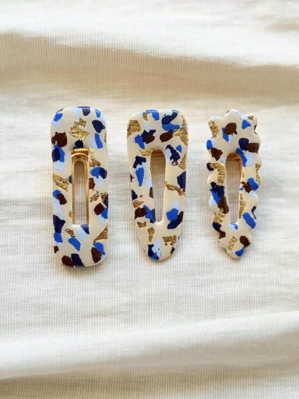 Barrettes - Terrazzo bleu – Image 2
