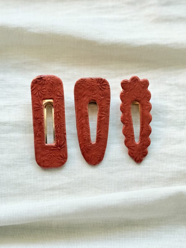 Barrettes - Brun Terracotta – Image 2