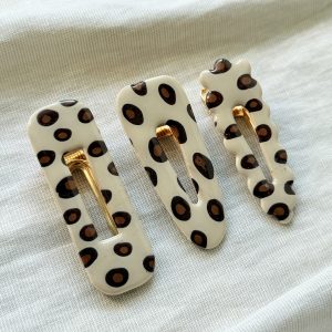 Barrettes - Léopard