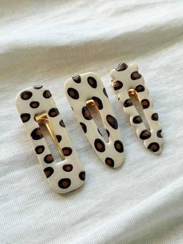 Barrettes - Léopard