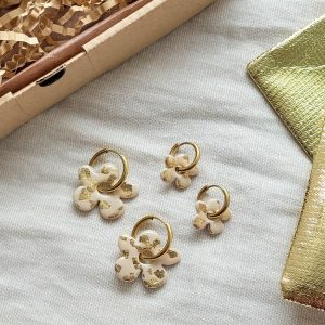 Box Matchy Matchy SOLÉNA - Beige feuilles d'or