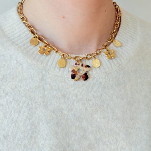 Collier breloques SOLÉNA - Terrazzo Noëla