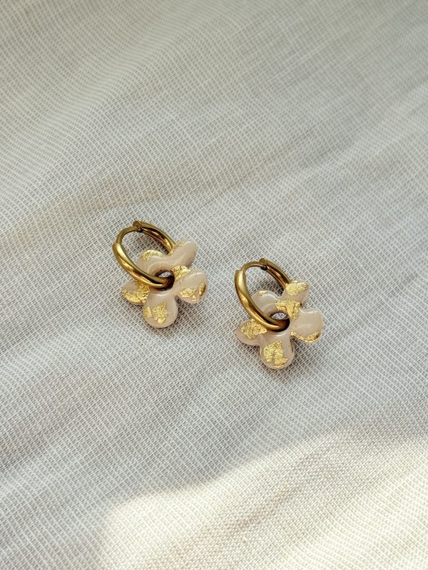 Mini SOLÉNA - Beige feuilles d'or