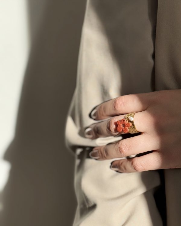 Bague Breloques SOLENA - Brun Terracotta – Image 2
