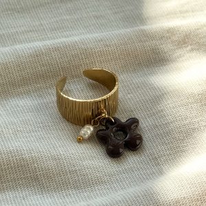 Bague Breloques SOLENA - Chocolat