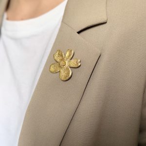Broche - Full feuilles d'or