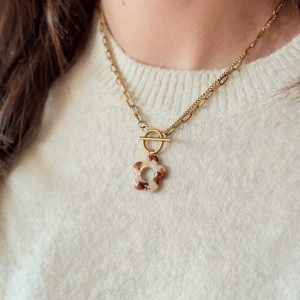 Collier pendentif YUNA - Terrazzo Noëla
