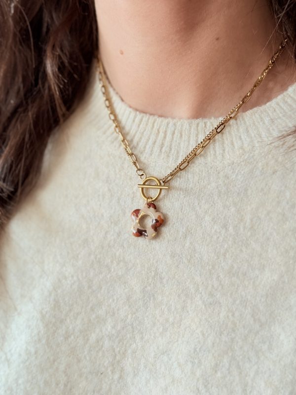Collier pendentif YUNA - Terrazzo Noëla