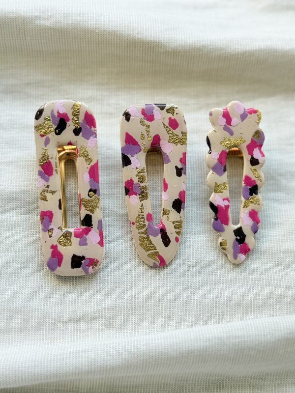 Barrettes - Terrazzo Rose – Image 2