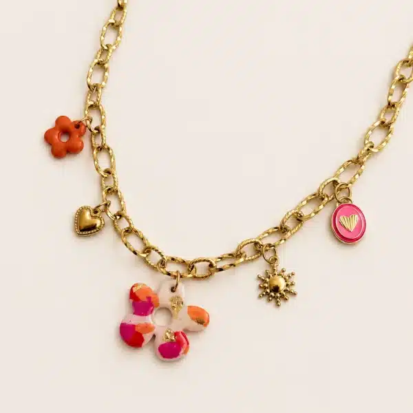 Collier breloques - BLOOM POP 4