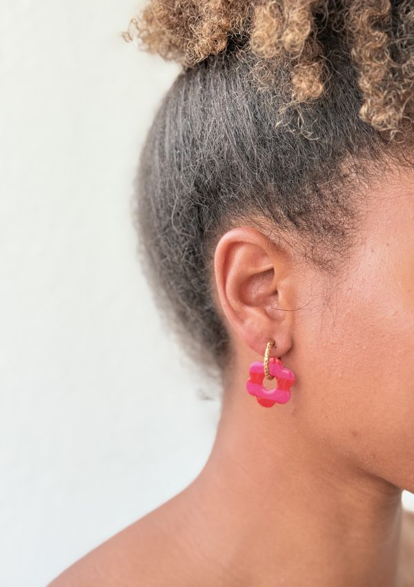 ENORA - Rayure cherry bloom / framboise – Image 2