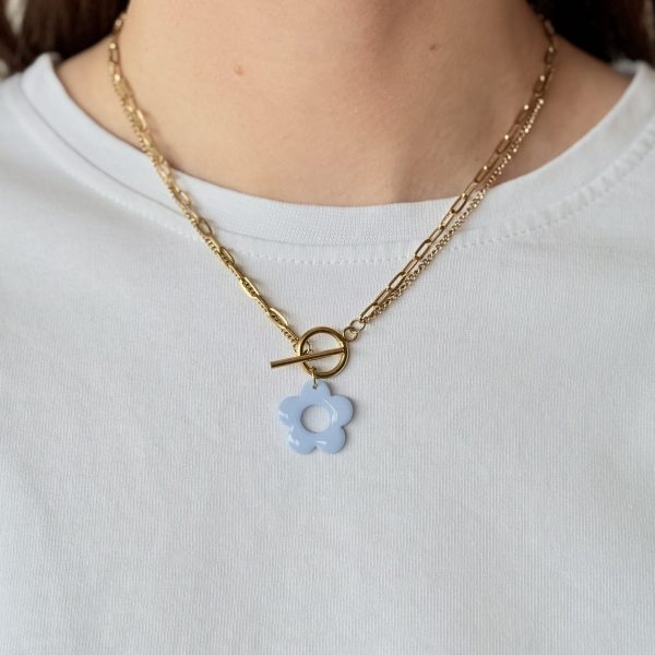 Collier YUNA - Bleu ciel