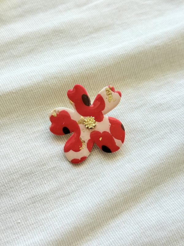 Broche - Coquelicot Cherry Boom