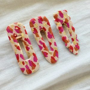 Barrettes - Terrazzo Bloom pop