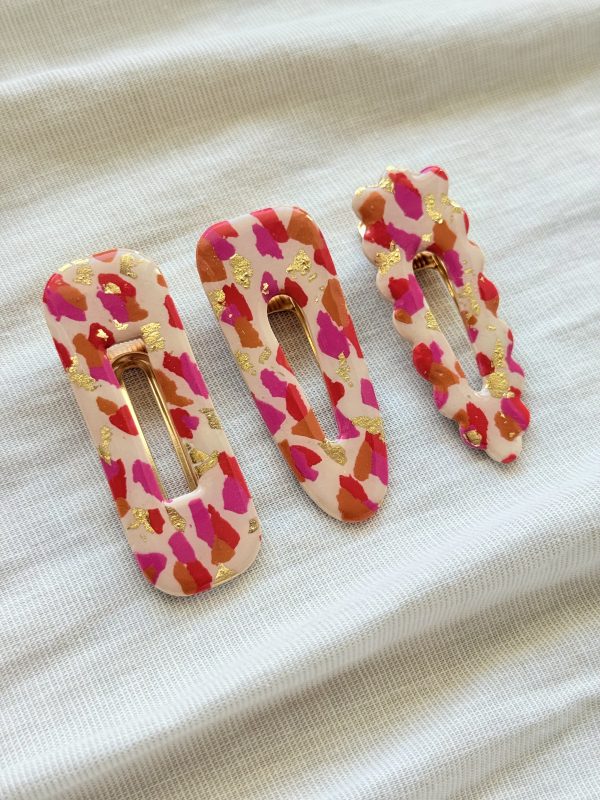 Barrettes - Terrazzo Bloom pop
