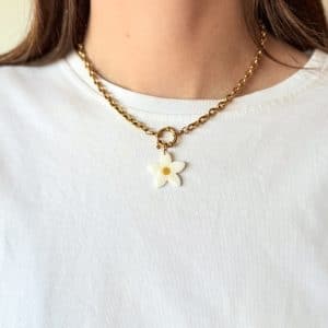 Collier pendentif - FLEUR CITRONNIER