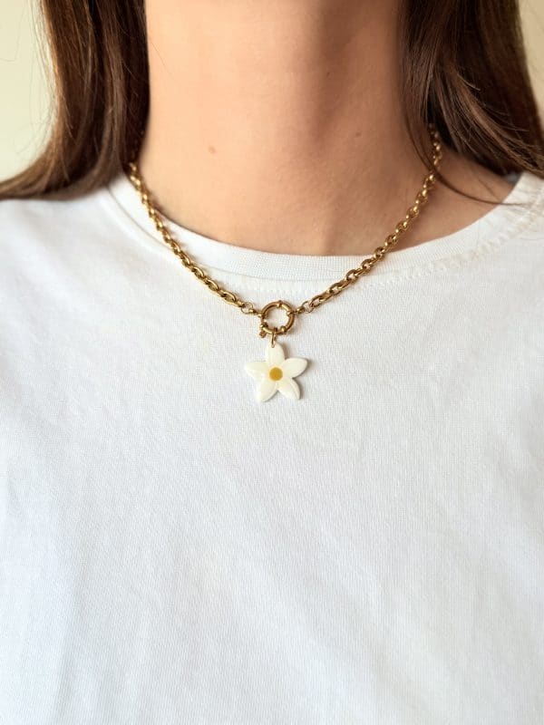 Collier pendentif - FLEUR CITRONNIER