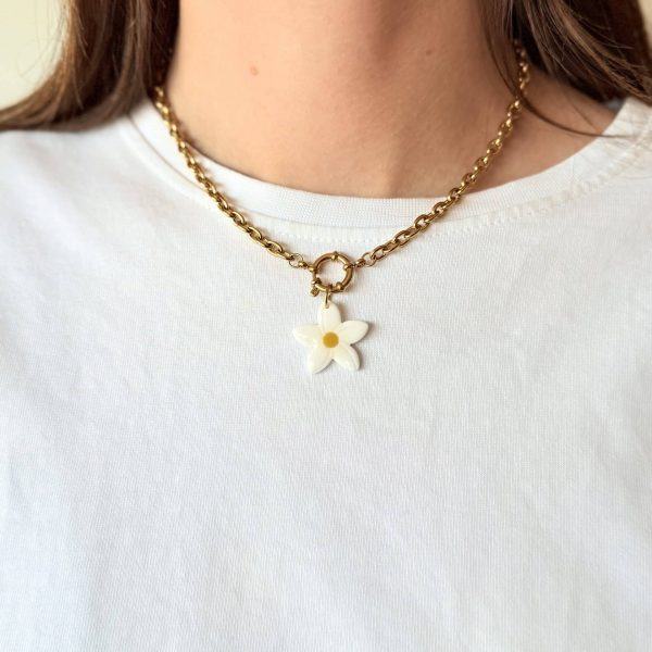 Collier pendentif - FLEUR CITRONNIER