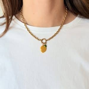 Collier pendentif - CITRON