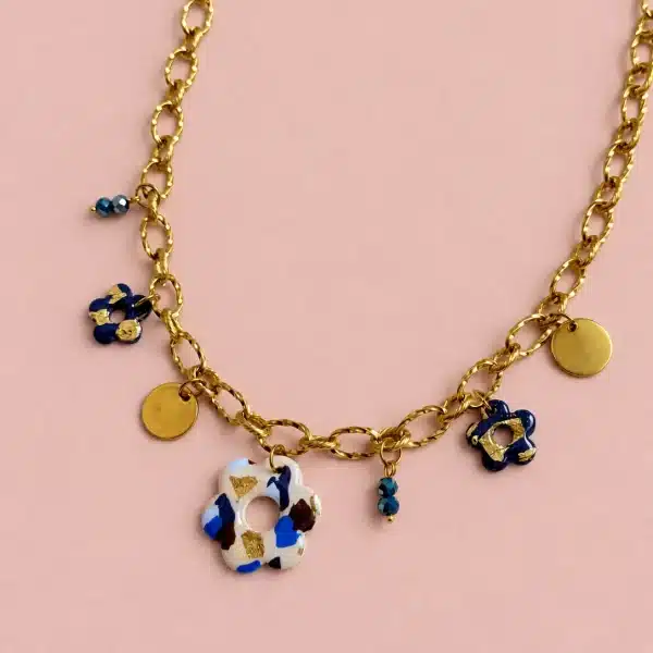 Collier breloques - ECLATS MARINS 3