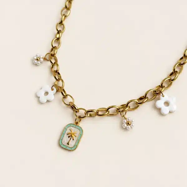 Collier breloques - ECLATS MARINS 4