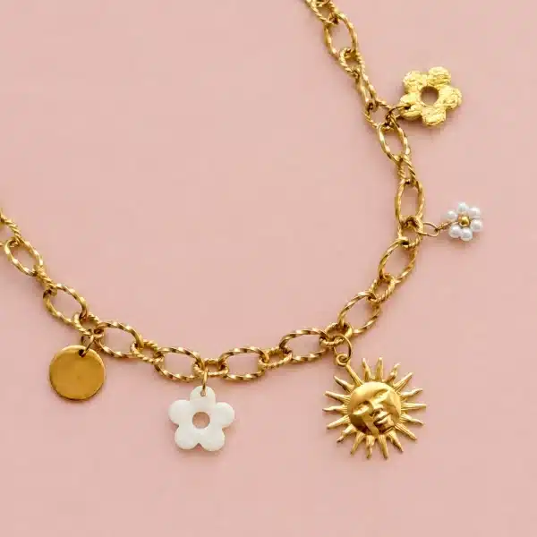 Collier breloques - ECLATS MARINS 6