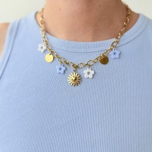 Collier breloques - ECLATS MARINS 1