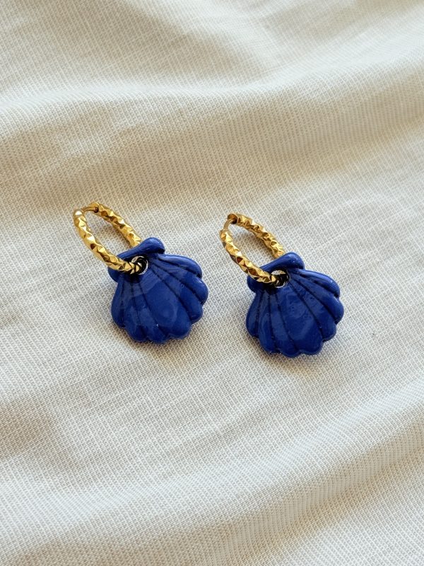 COQUILLAGES - Bleu marine