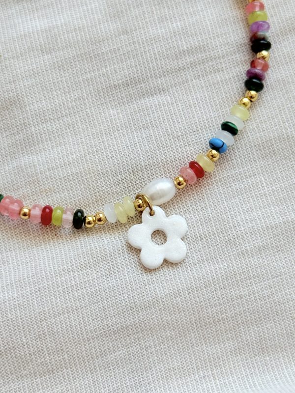 Collier pendentif - perles – Image 2