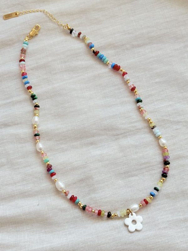 Collier pendentif - perles – Image 3