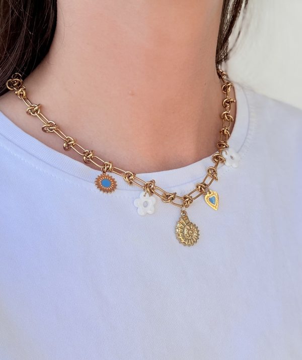 Collier breloques - ECLATS MARINS 2