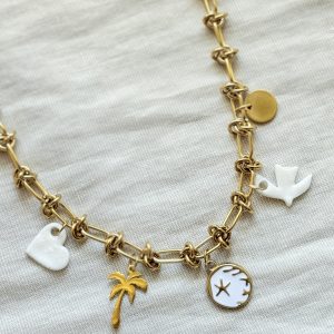 Collier breloques - ECLATS MARINS 4