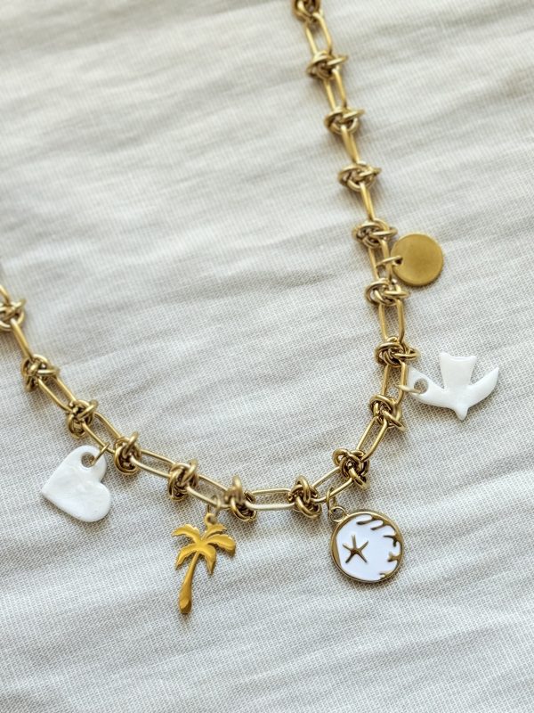 Collier breloques - ECLATS MARINS 4