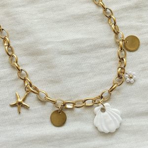 Collier breloques - ECLATS MARINS 8