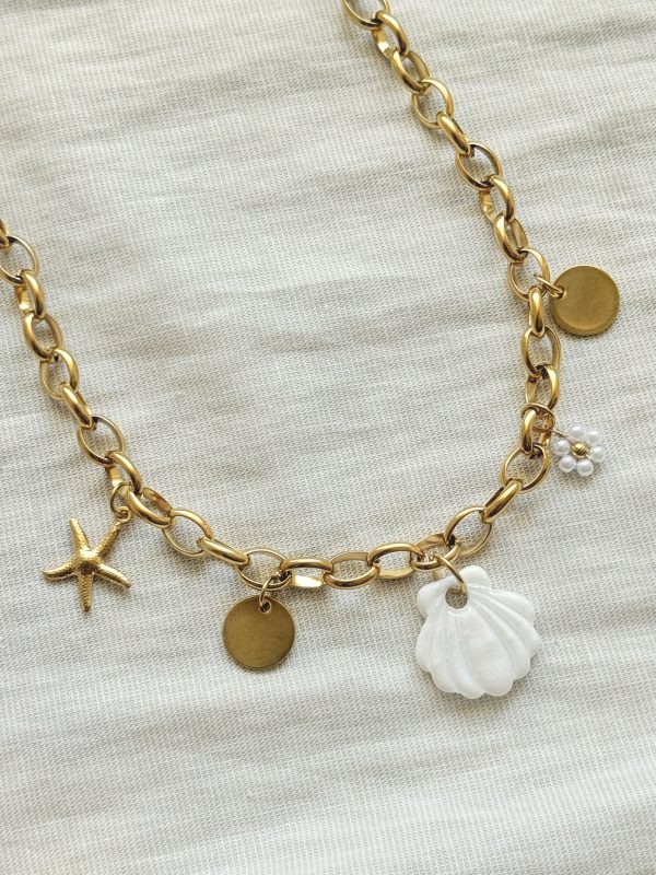 Collier breloques - ECLATS MARINS 8