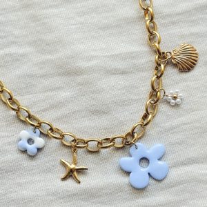 Collier breloques - ECLATS MARINS 3