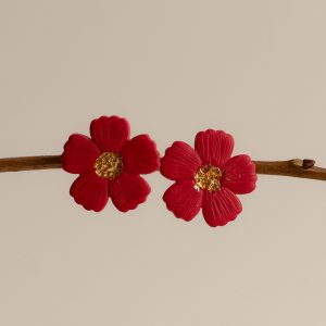 CÉLESTE - Grande puce - Rouge