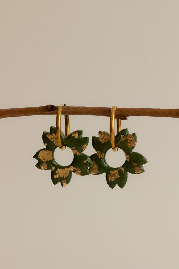 AZILIZ - Vert feuilles d'or
