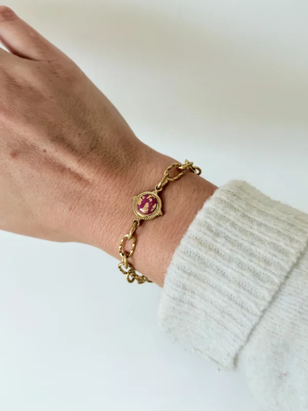 Bracelet SALOMÉ - Prune – Image 2