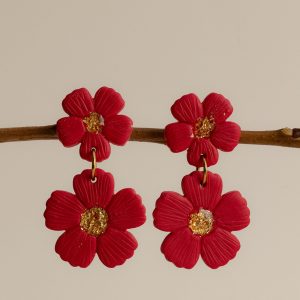 CÉLESTE - Pendante - Rouge