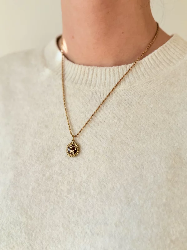 Collier SALOMÉ - Chocolat – Image 2