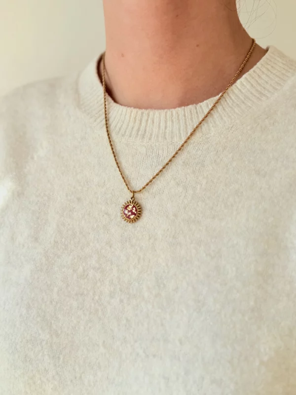 Collier SALOMÉ - Prune – Image 2
