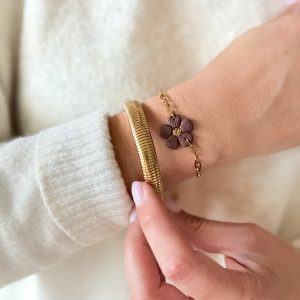 Bracelet CÉLESTE - Chocolat