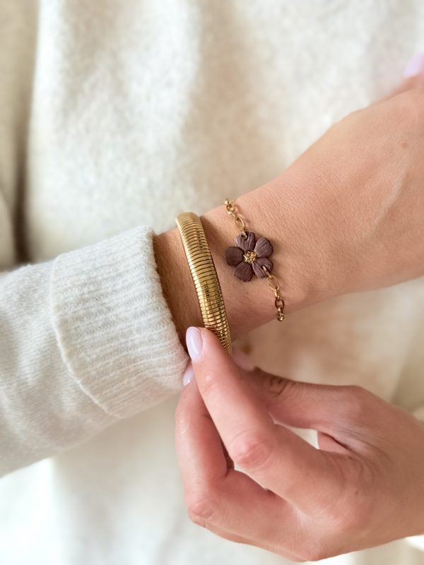Bracelet CÉLESTE - Chocolat