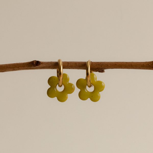 Mini créoles ENORA - anis