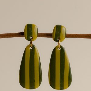 YZÉE - Rayures Anis/Vert