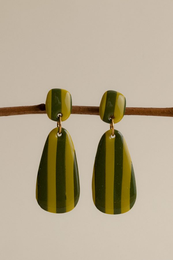 YZÉE - Rayures Anis/Vert