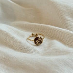 Bague Salomé - Chocolat