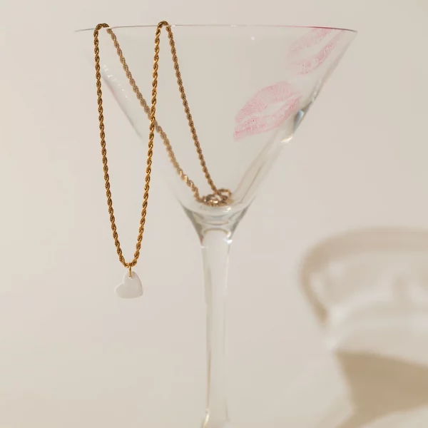 Collier Mini VALENTINE - Blanc nacré